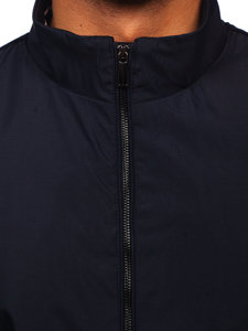 Bolf Herren Übergangsjacke Dunkelblau  7345