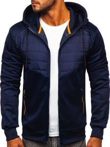 Bolf Herren Übergangsjacke Dunkelblau  KS2149