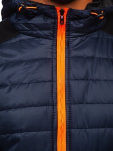 Bolf Herren Übergangsjacke Dunkelblau  TY12