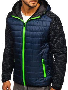 Bolf Herren Übergangsjacke Dunkelblau  TY28