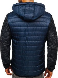 Bolf Herren Übergangsjacke Dunkelblau  TY28