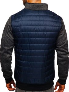 Bolf Herren Übergangsjacke Dunkelblau  TY38