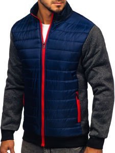 Bolf Herren Übergangsjacke Dunkelblau  TY50