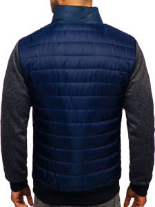 Bolf Herren Übergangsjacke Dunkelblau  TY50