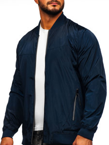 Bolf Herren Übergangsjacke Dunkelblau  W3909