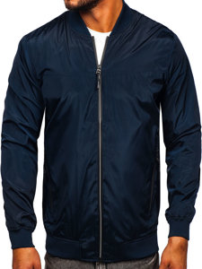 Bolf Herren Übergangsjacke Dunkelblau  W3909