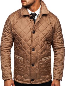 Bolf Herren Übergangsjacke Elegant Beige 0003