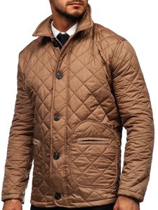 Bolf Herren Übergangsjacke Elegant Beige 0003