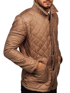 Bolf Herren Übergangsjacke Elegant Beige 0003