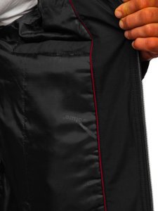 Bolf Herren Übergangsjacke Elegant Schwarz  6362