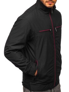 Bolf Herren Übergangsjacke Elegant Schwarz  6362