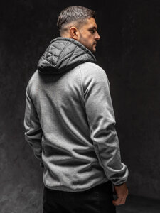 Bolf Herren Übergangsjacke Grau  KS2145