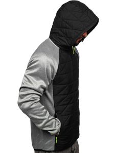 Bolf Herren Übergangsjacke Grau  KS2145