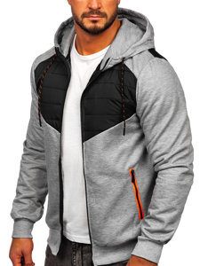 Bolf Herren Übergangsjacke Grau  KS2149