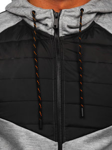 Bolf Herren Übergangsjacke Grau  KS2149