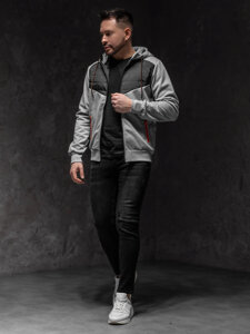 Bolf Herren Übergangsjacke Grau  KS2149A1