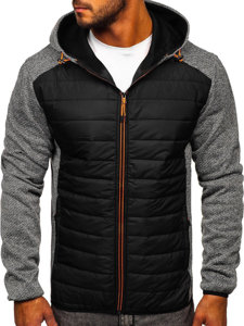 Bolf Herren Übergangsjacke Grau  KS2155