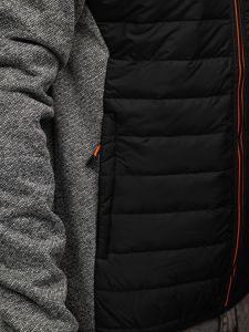 Bolf Herren Übergangsjacke Grau  KS2155