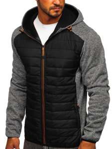 Bolf Herren Übergangsjacke Grau  KS2155