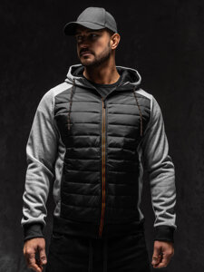 Bolf Herren Übergangsjacke Grau  KS2155A1