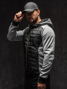 Bolf Herren Übergangsjacke Grau  KS2155A1