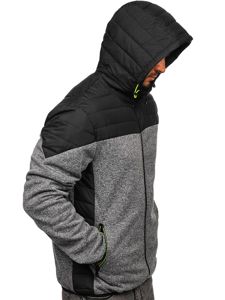 Bolf Herren Übergangsjacke Grau  KS2158