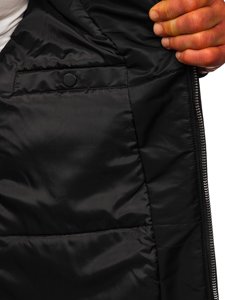 Bolf Herren Übergangsjacke Parka Schwarz  JK363