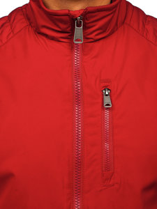 Bolf Herren Übergangsjacke Rot  1907-1