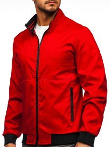 Bolf Herren  Übergangsjacke Rot 6782