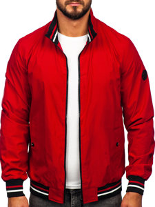 Bolf Herren Übergangsjacke Rot  7342