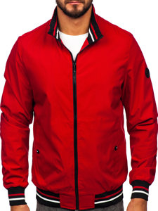 Bolf Herren Übergangsjacke Rot  7342