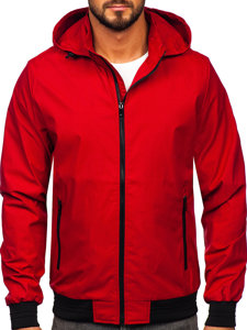 Bolf Herren Übergangsjacke Rot  7349