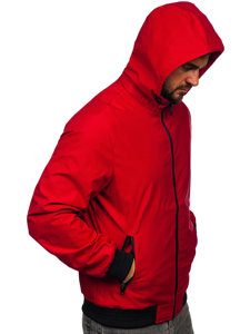 Bolf Herren Übergangsjacke Rot  7349