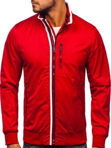 Bolf Herren Übergangsjacke Rot  K01