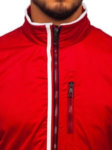 Bolf Herren Übergangsjacke Rot  K01