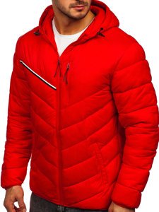 Bolf Herren Übergangsjacke Rot M13008