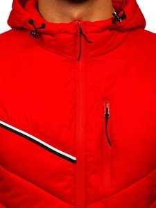 Bolf Herren Übergangsjacke Rot M13008