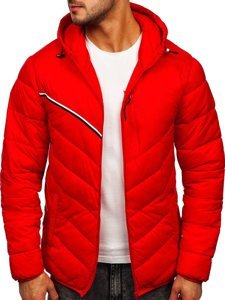 Bolf Herren Übergangsjacke Rot M13008