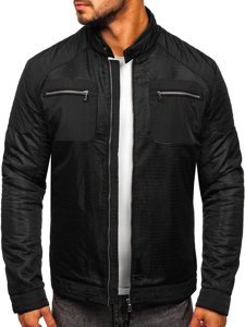 Bolf Herren Übergangsjacke Schwarz 1702