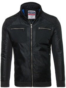 Bolf Herren Übergangsjacke Schwarz 1702