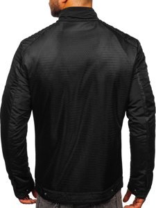 Bolf Herren Übergangsjacke Schwarz 1702