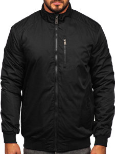 Bolf Herren Übergangsjacke Schwarz  1907