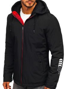 Bolf Herren Übergangsjacke Schwarz 5985