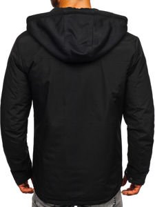 Bolf Herren Übergangsjacke Schwarz 5985