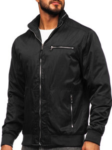 Bolf Herren Übergangsjacke Schwarz  5M3106