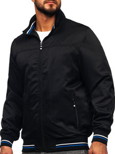 Bolf Herren Übergangsjacke Schwarz  5M3110