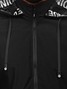 Bolf Herren Übergangsjacke Schwarz  5M3112