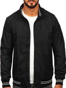 Bolf Herren Übergangsjacke Schwarz 7345