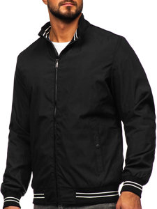 Bolf Herren Übergangsjacke Schwarz 7345