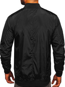 Bolf Herren Übergangsjacke Schwarz-Grau  W3909